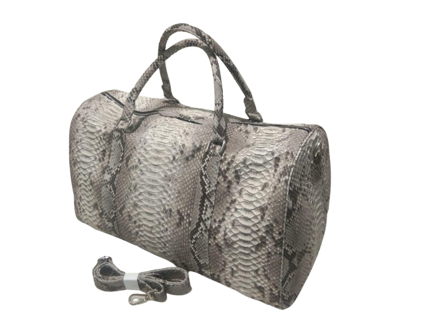 Snakeskin Weekender Bag Python Jacket by LFM Fashion