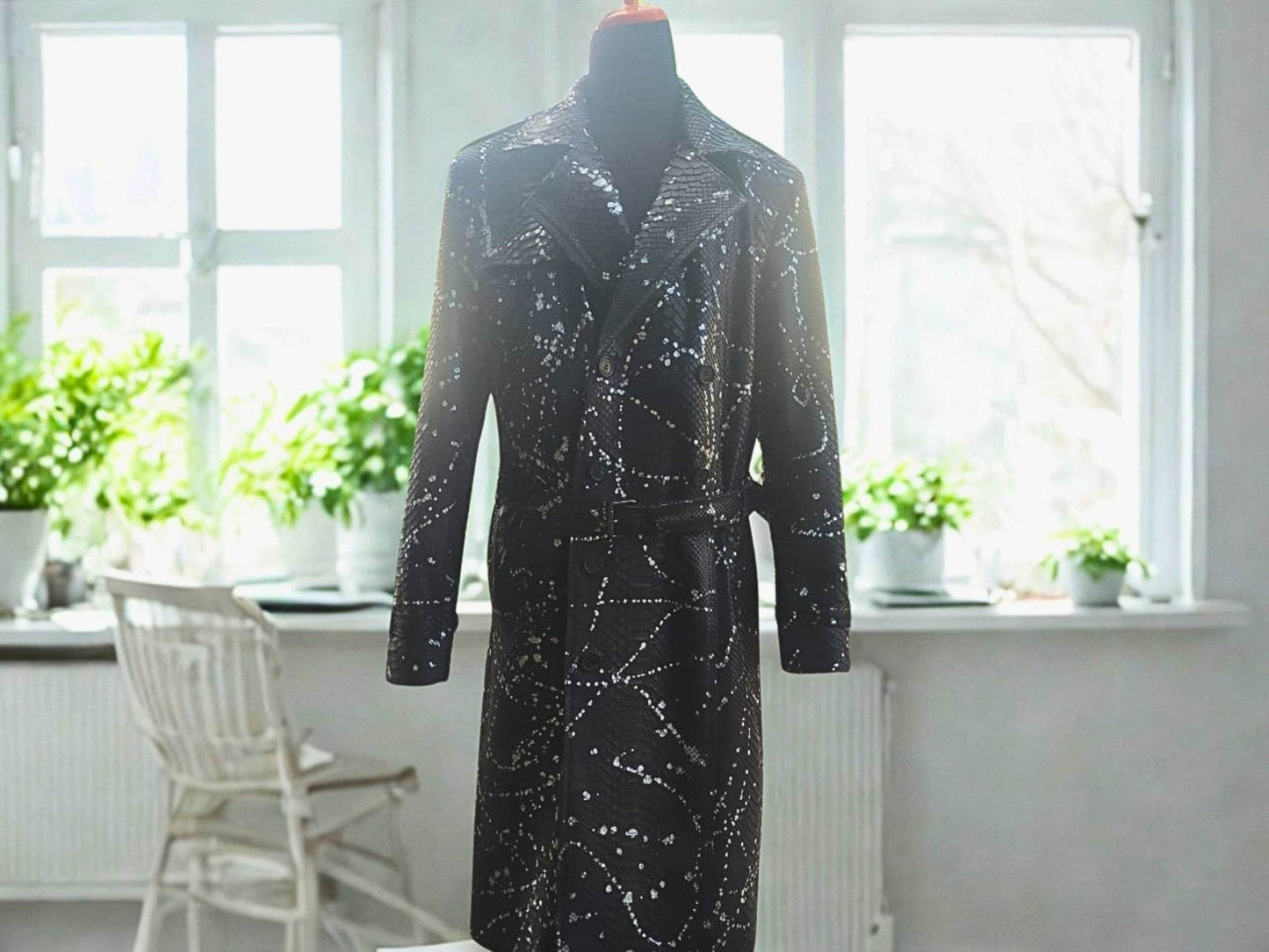 Snakeskin Winter Coat - LFM Fashion