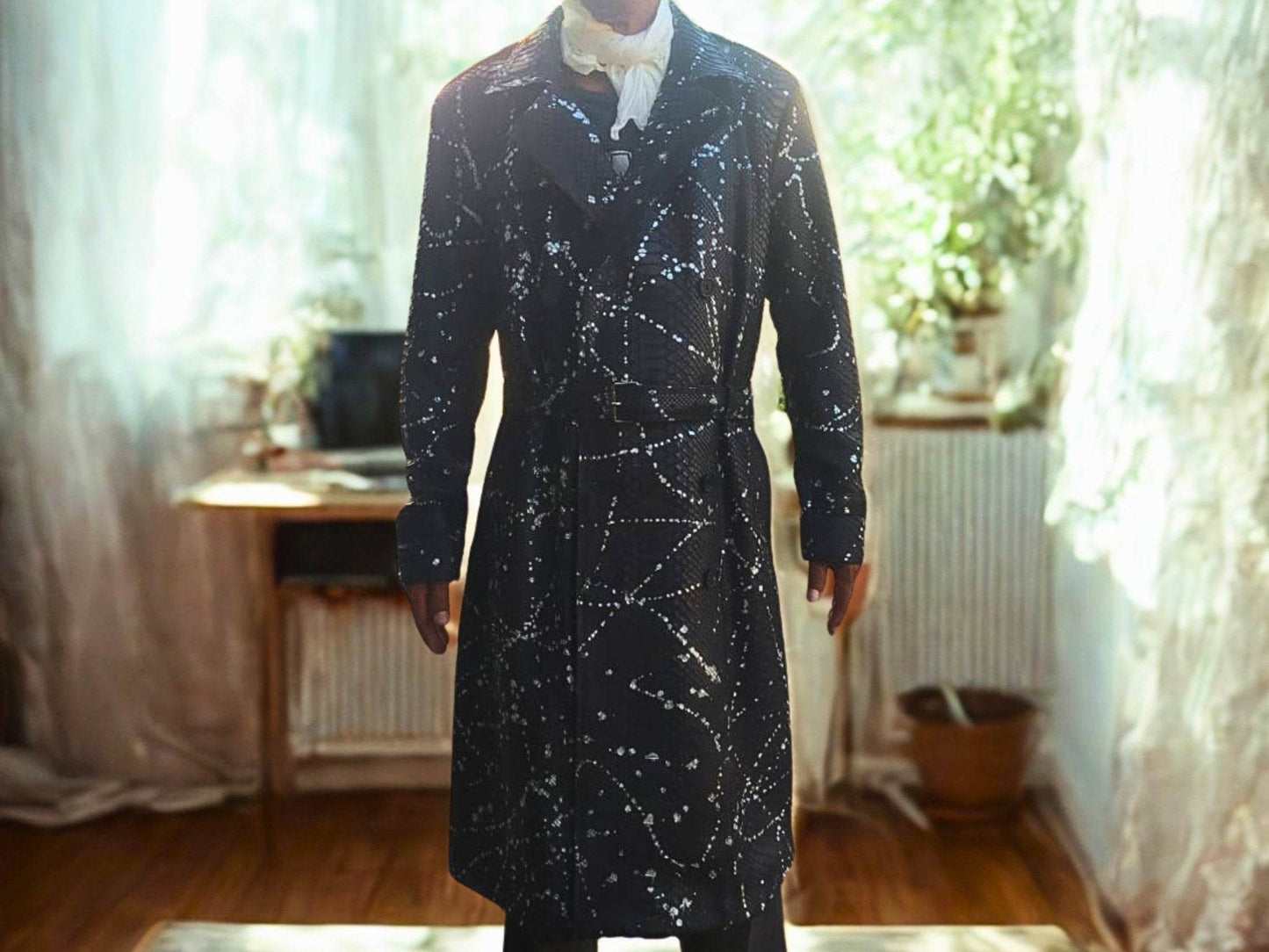 Snakeskin Winter Coat - LFM Fashion