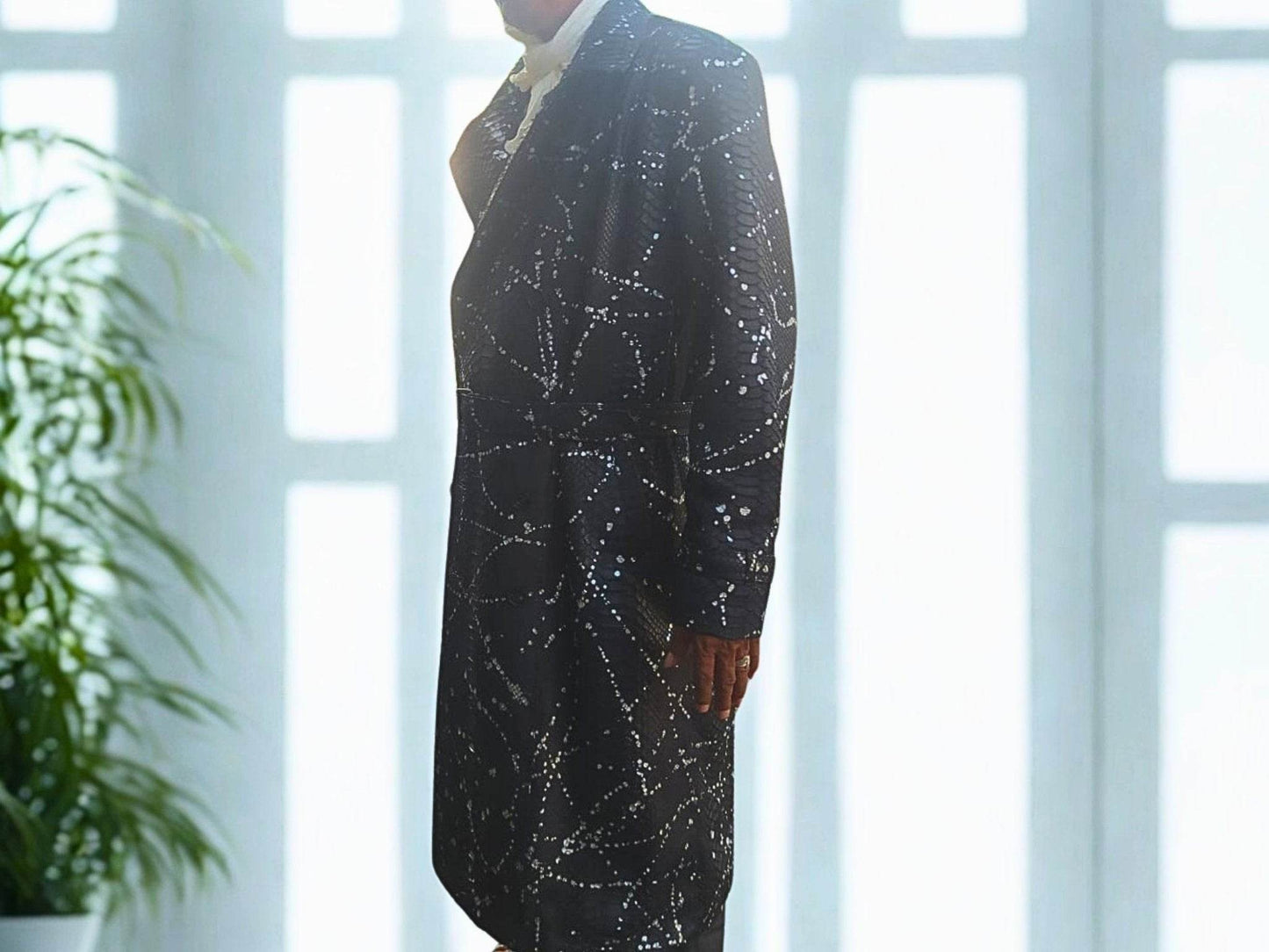 Snakeskin Winter Coat - LFM Fashion