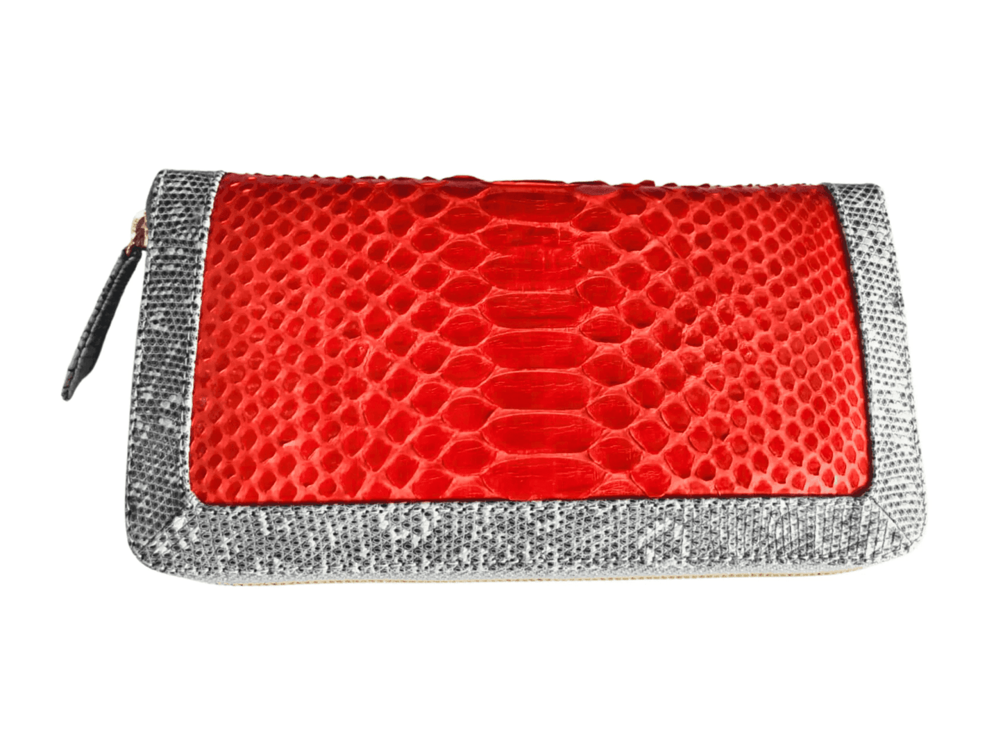 Tote Python Snakeskin Women Bag with Natural Lizard Skin Trim - LFM Fashion
