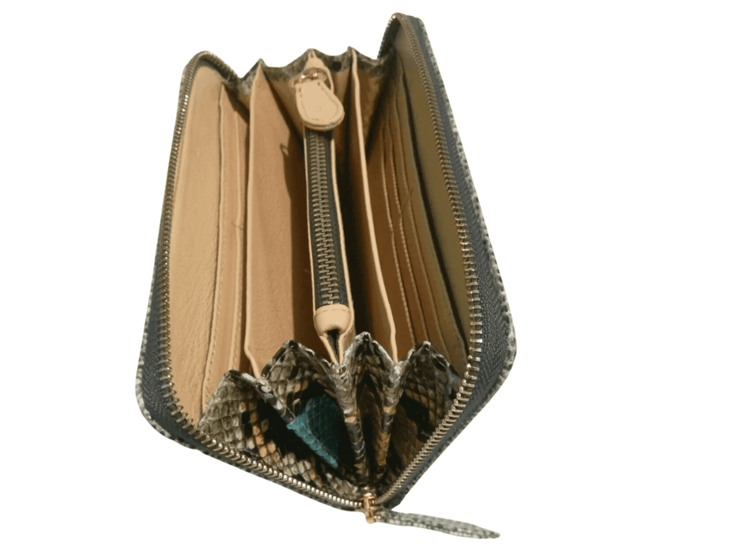 Tote Python Snakeskin Women Bag with Natural Lizard Skin Trim - LFM Fashion