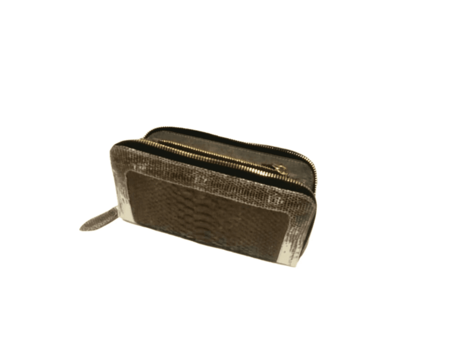 Tote Python Snakeskin Women Bag with Natural Lizard Skin Trim - LFM Fashion