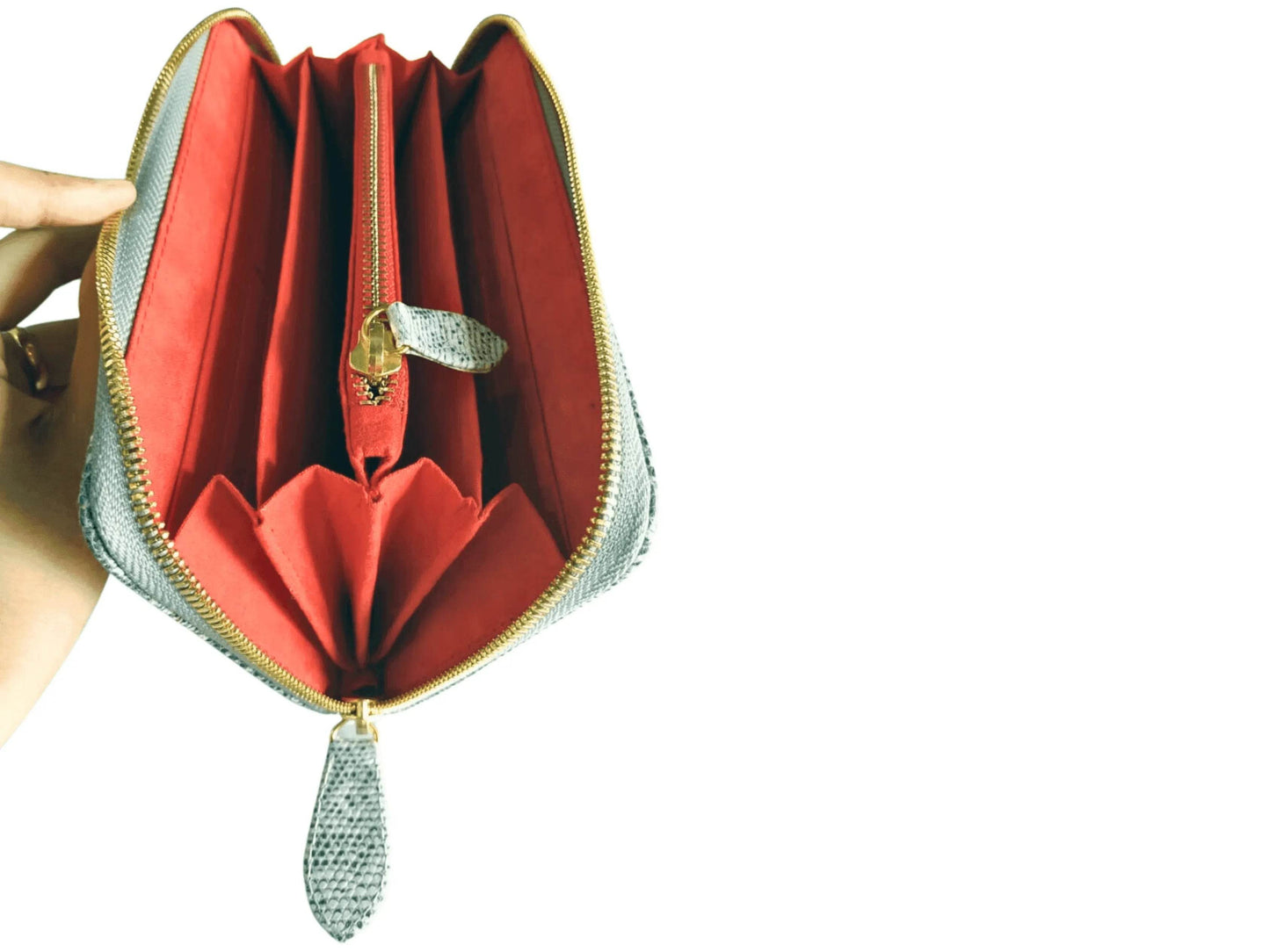 Tote Python Snakeskin Women Bag with Natural Lizard Skin Trim - LFM Fashion