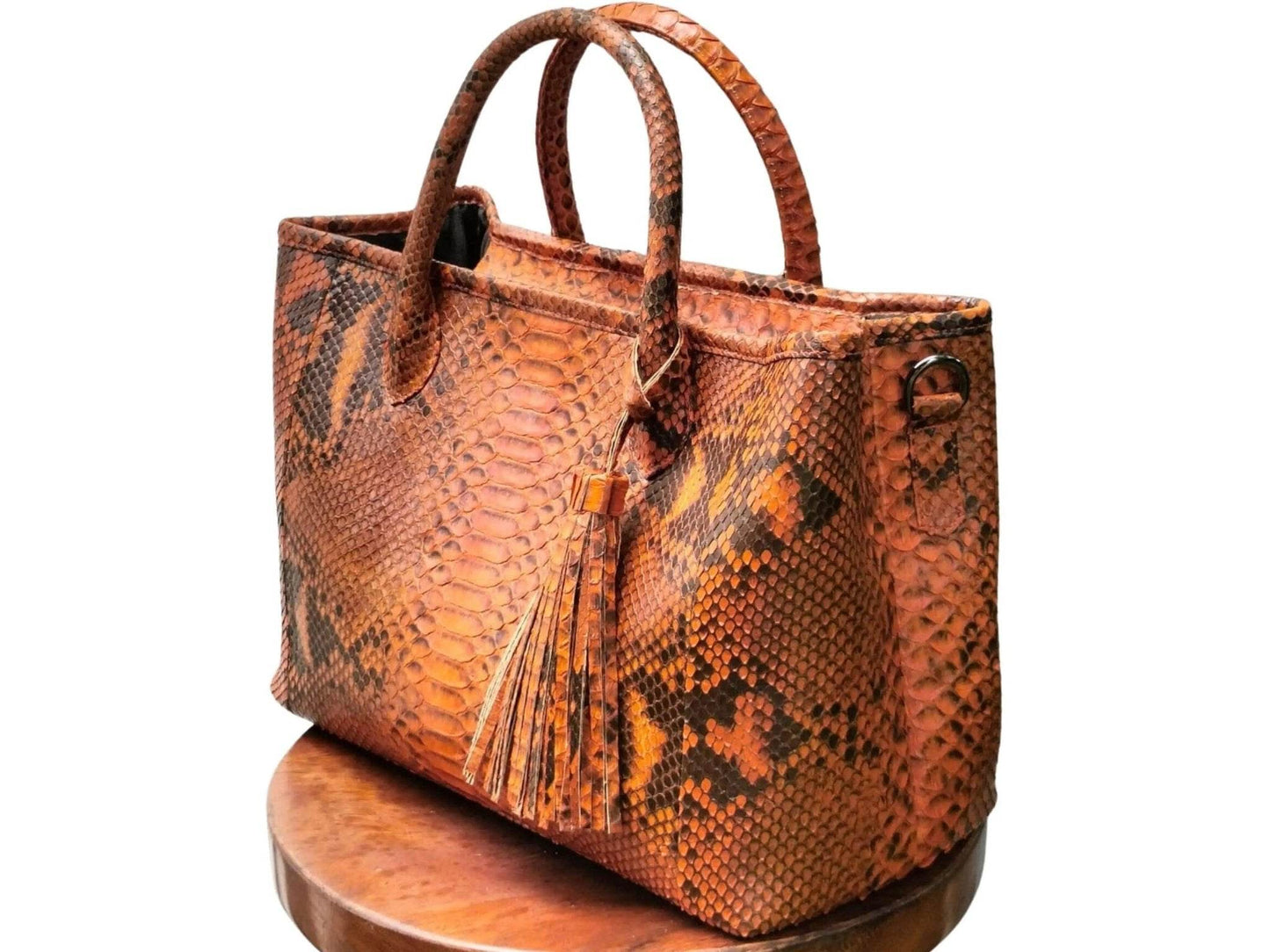 Tote Snakeskin Shoulder Bag - LFM Fashion