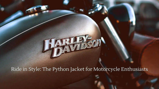 Ride in Style: The Python Jacket for Motorcycle Enthusiasts - LFM Fashion