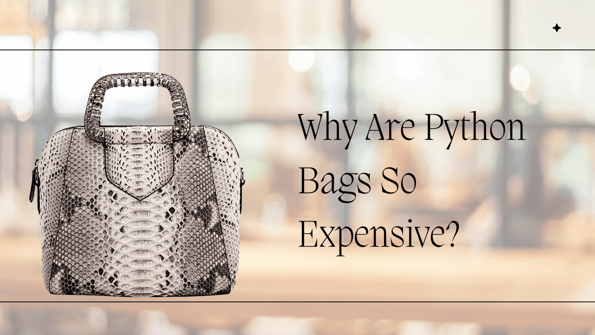 Bag A Python Why Are Python Bags So Expensive?