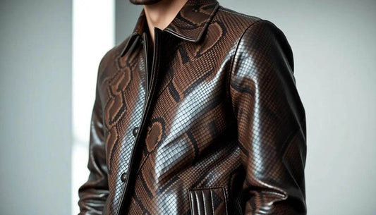 Python Jacket Trends: A Reason to Choose Snakeskin Leather - LFM Fashion