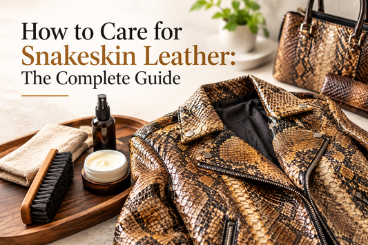 How to Care for Snakeskin Leather: The Complete Guide