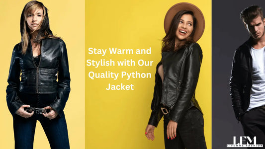 Stay Warm and Stylish with Our Quality Python Jacket - Python Jacket by LFM Fashion