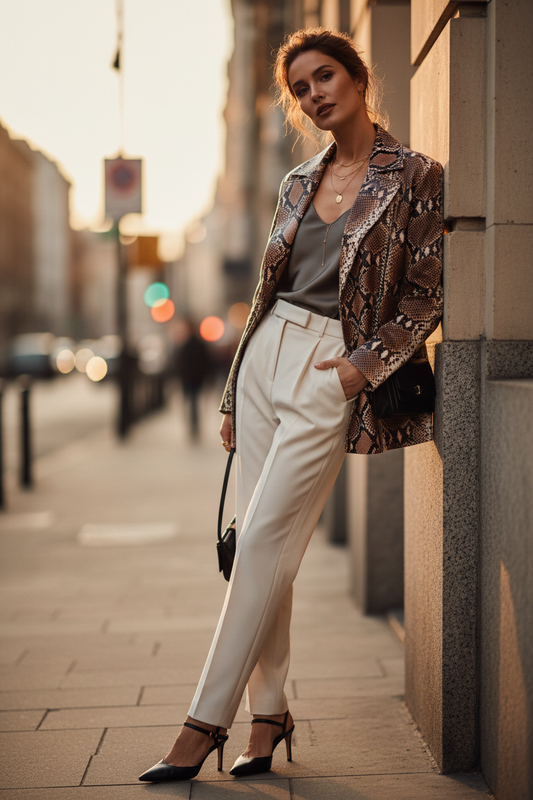 Celebrity-Inspired Python Jacket Looks You Can Wear Daily