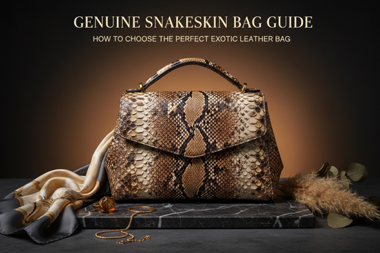 Genuine Snakeskin Bag Guide: How to Choose the Perfect Exotic Leather Bag