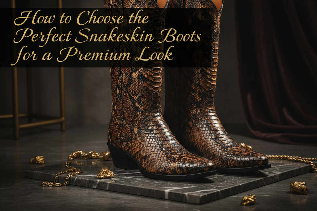 How to Choose the Perfect Snakeskin Boots for a Premium Look