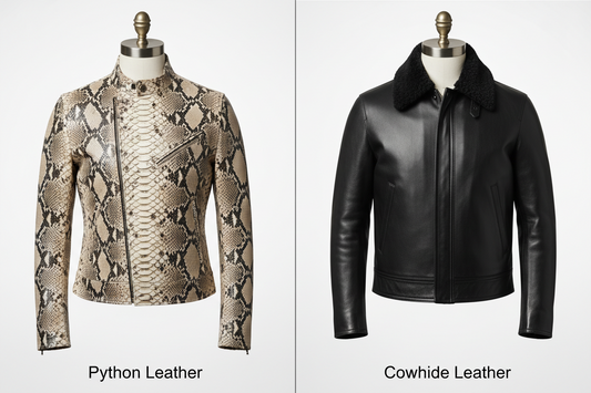 Python Leather Jacket vs Cowhide Jacket: Which One Should You Choose?