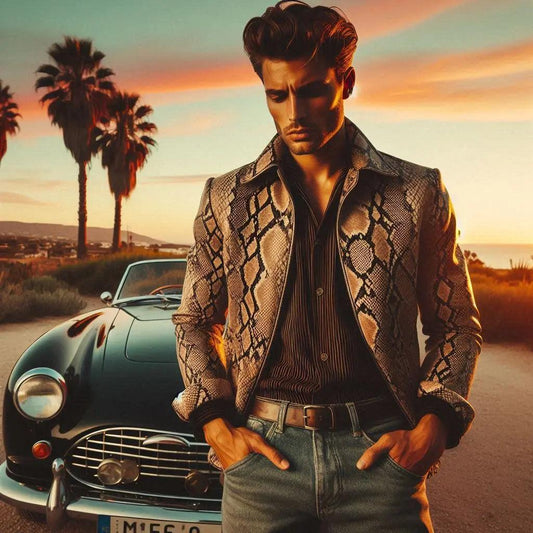 The Timeless Allure of Snakeskin Jackets - Python Jacket by LFM Fashion