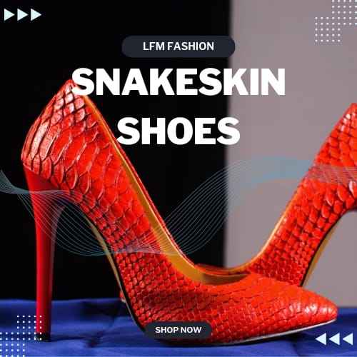 Snakeskin Shoes - Python Jacket by LFM Fashion