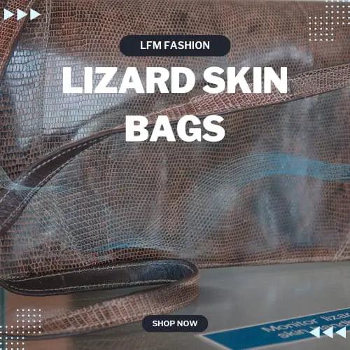 Lizard Skin Bags - Python Jacket by LFM Fashion