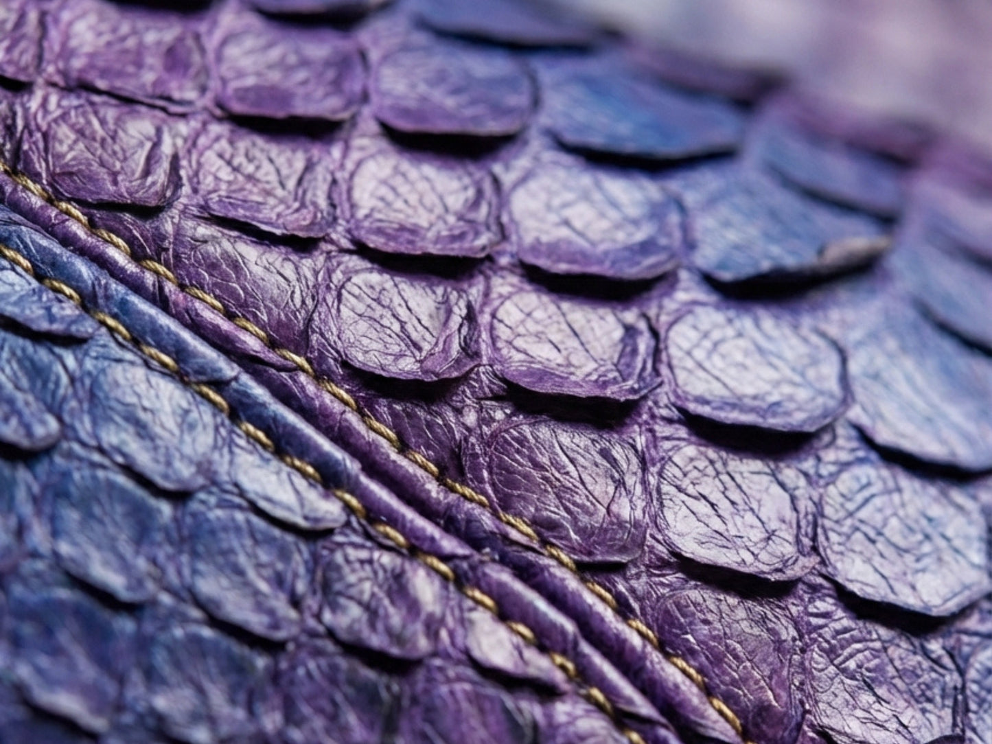 Purple Blue Python Snakeskin Jacket