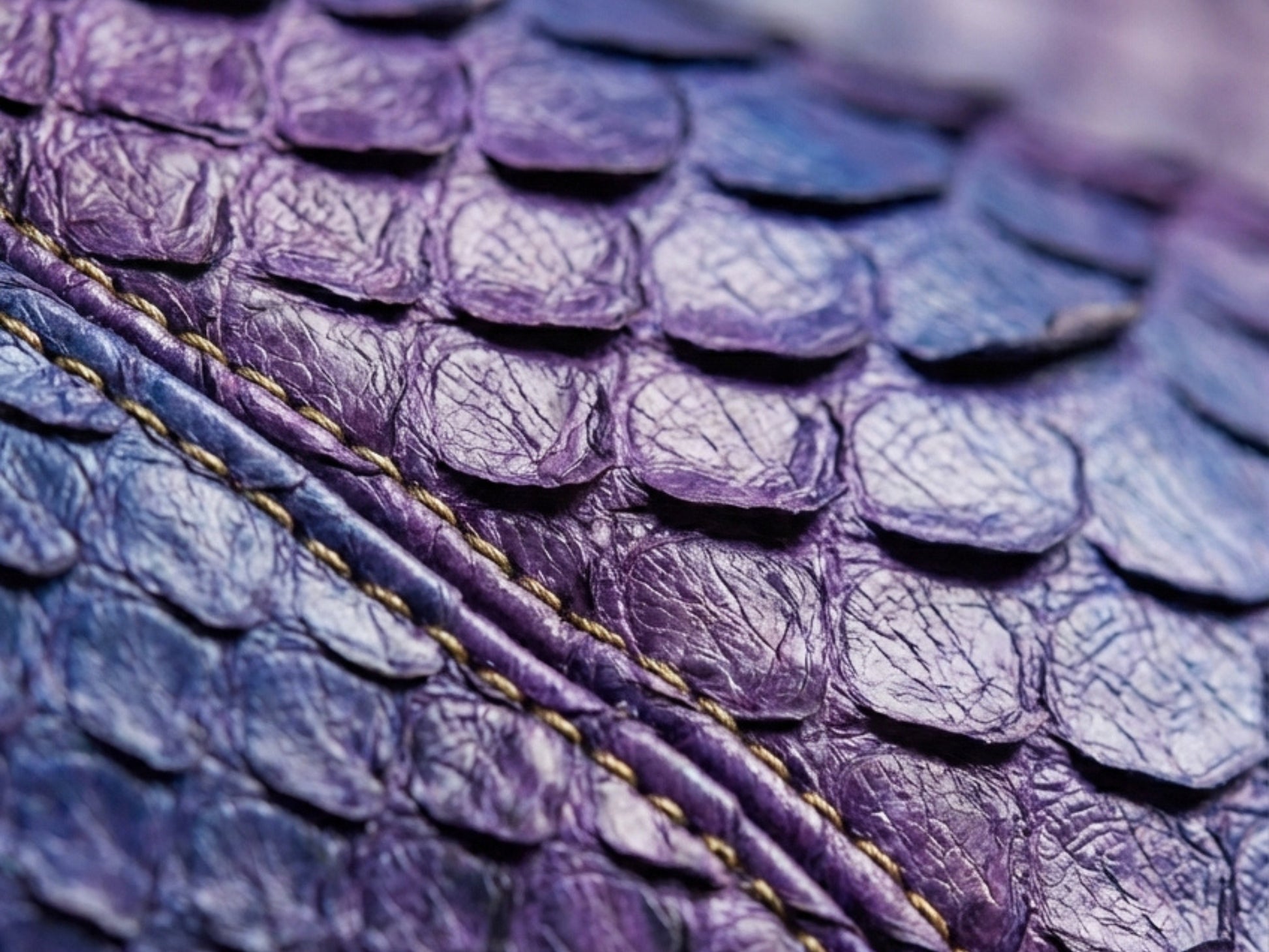 Purple Blue Python Snakeskin Jacket