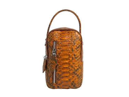 Genuine Python Snakeskin Lunch Bag