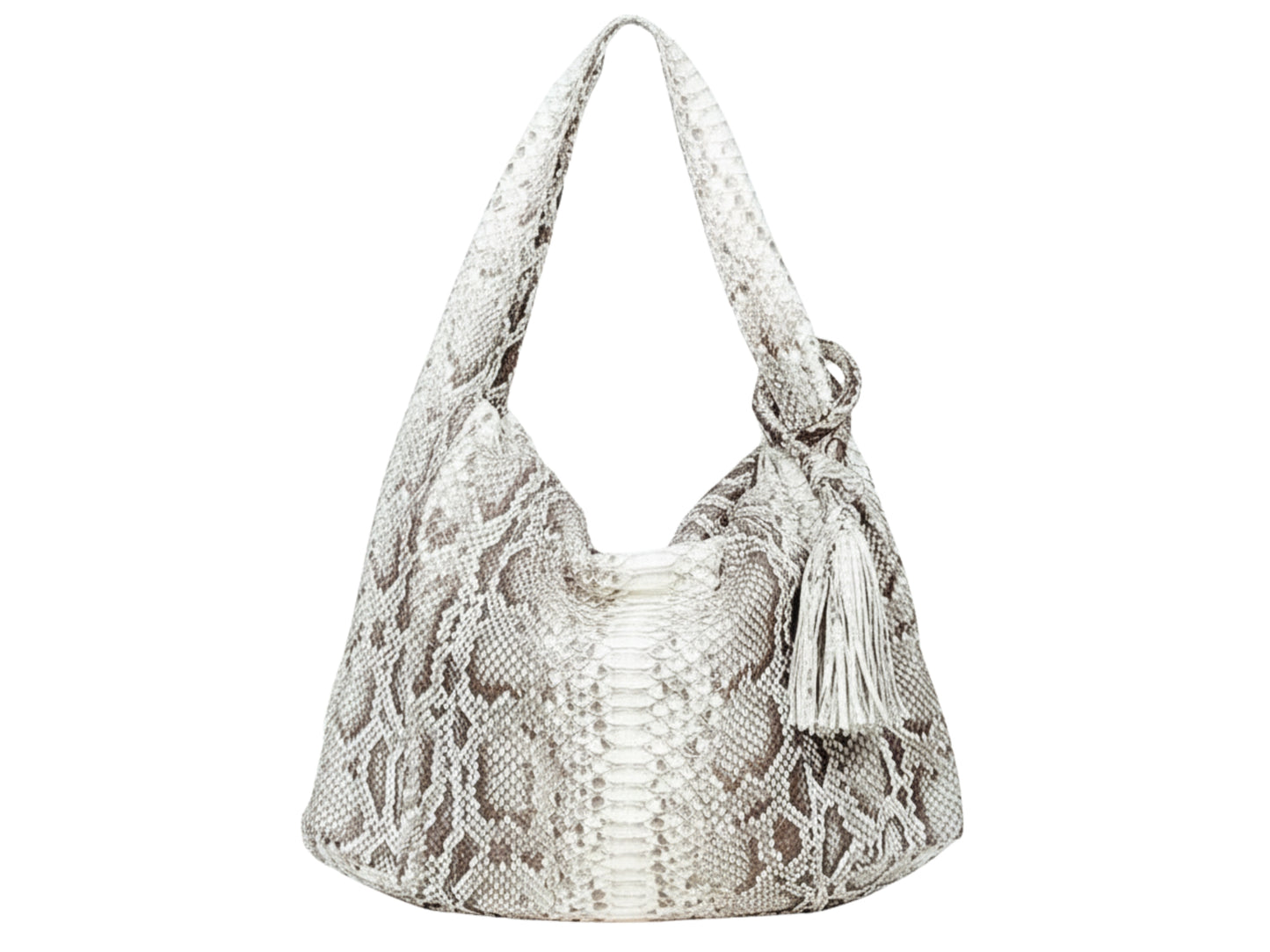 Genuine Python Snakeskin Shoulder Bag for Women