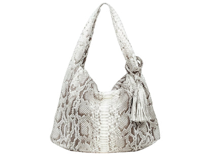 Genuine Python Snakeskin Shoulder Bag for Women
