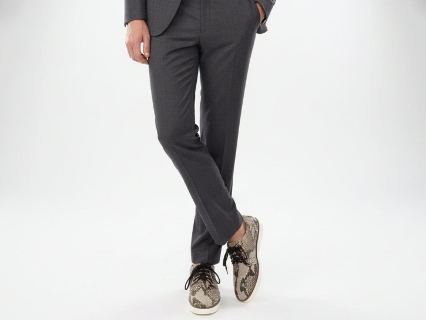 Genuine Python Snakeskin Sneakers: Exotic Snake Skin Casual Footwear