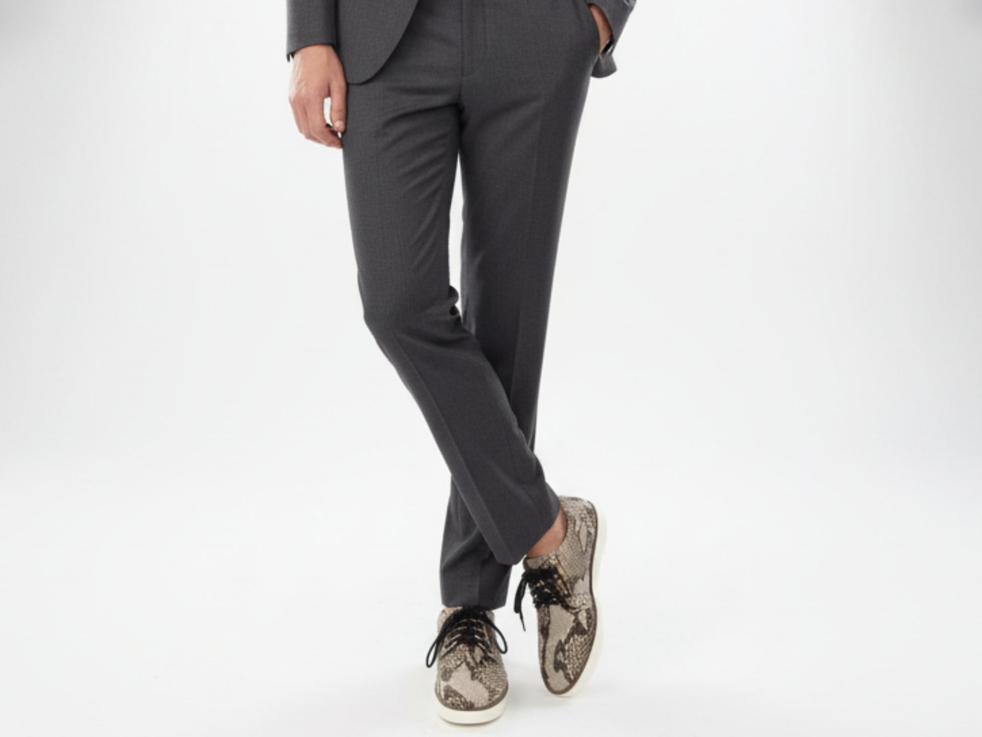 Genuine Python Snakeskin Sneakers: Exotic Snake Skin Casual Footwear