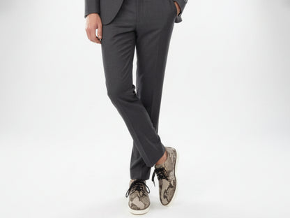 Genuine Python Snakeskin Sneakers: Exotic Snake Skin Casual Footwear