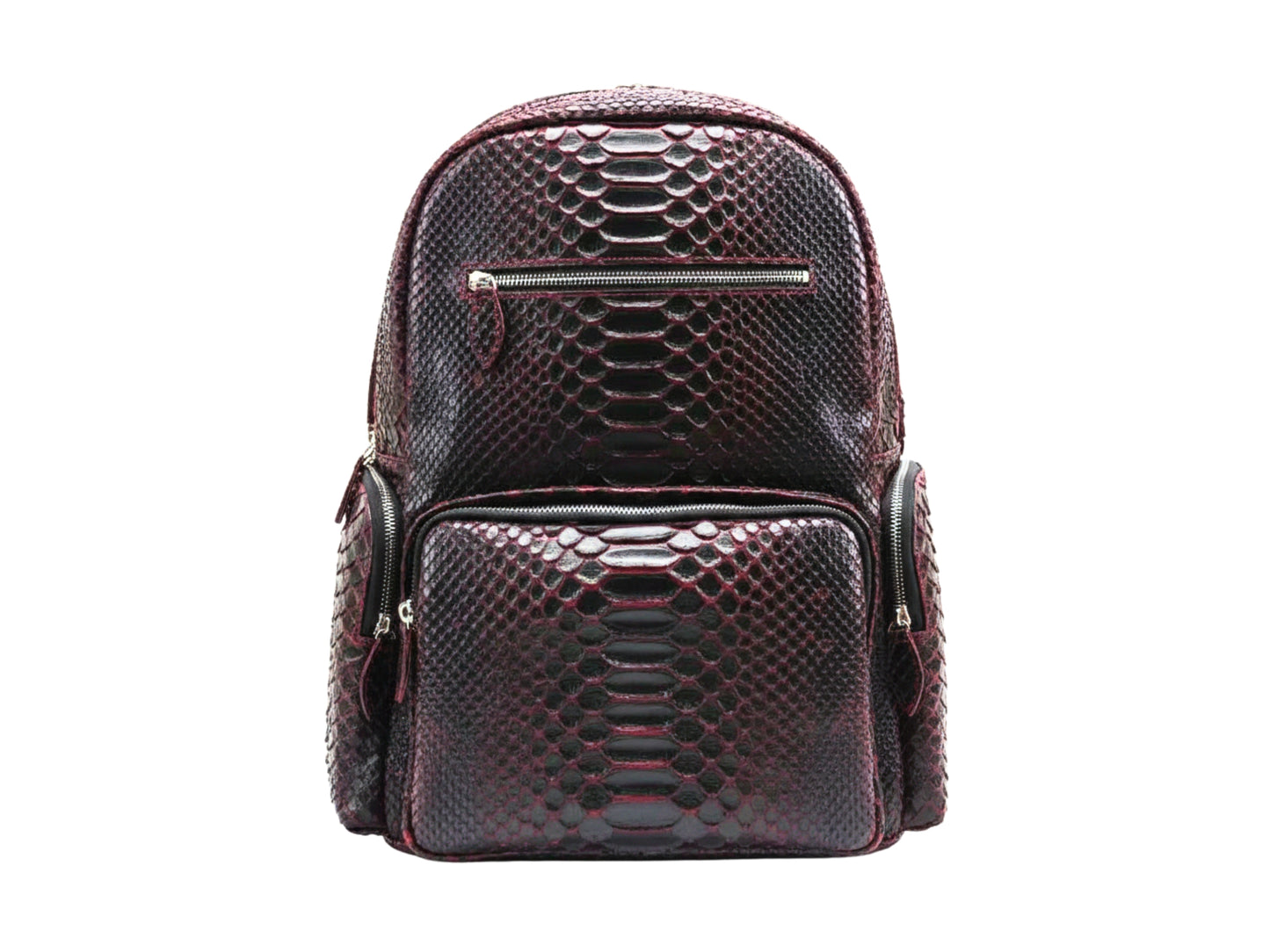 Genuine Python Snakeskin Backpack: Handmade Real Leather Bag for Men & Women