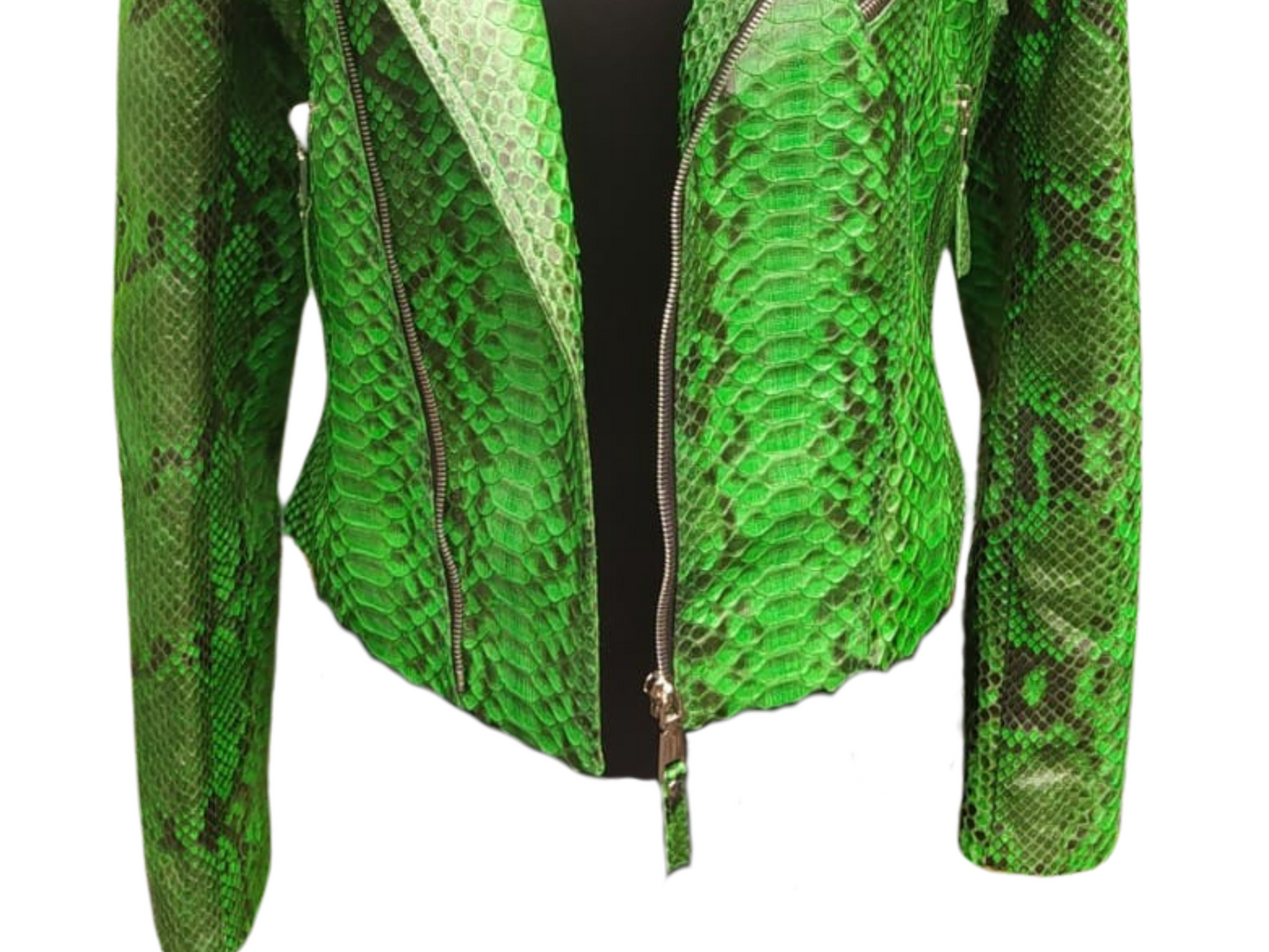 Trendy Snakeskin Leather Jacket - Python Jacket by LFM Fashion