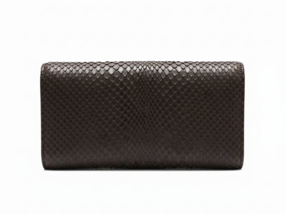 Luxury Genuine Python Snakeskin Wallet for Women: Exotic Skin Purse Gift