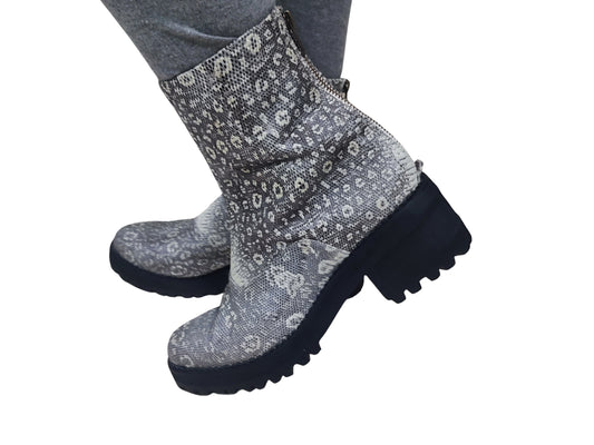 Genuine Lizard Skin Leather Boots