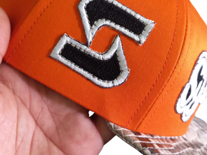 Syracuse Embroidered Snakeskin Hat - 5