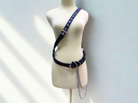Harness Belt Carnival Punk Gothic - 6