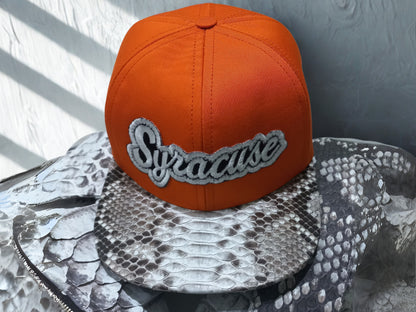 Syracuse Embroidered Snakeskin Hat - 2