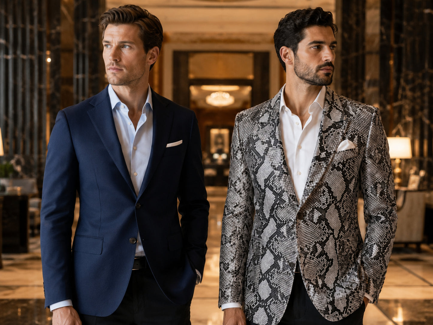 Snakeskin Sport Coat - LFM Fashion International