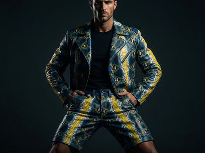 Snakeskin Summer Shorts