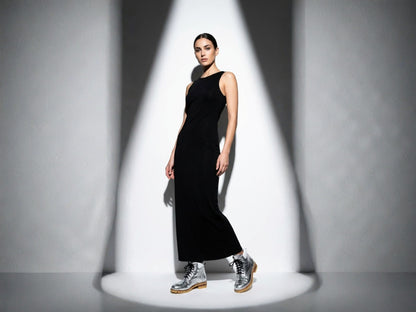 Genuine Python Snakeskin Boots | Metallic Silver & Gold Exotic Leather Footwear