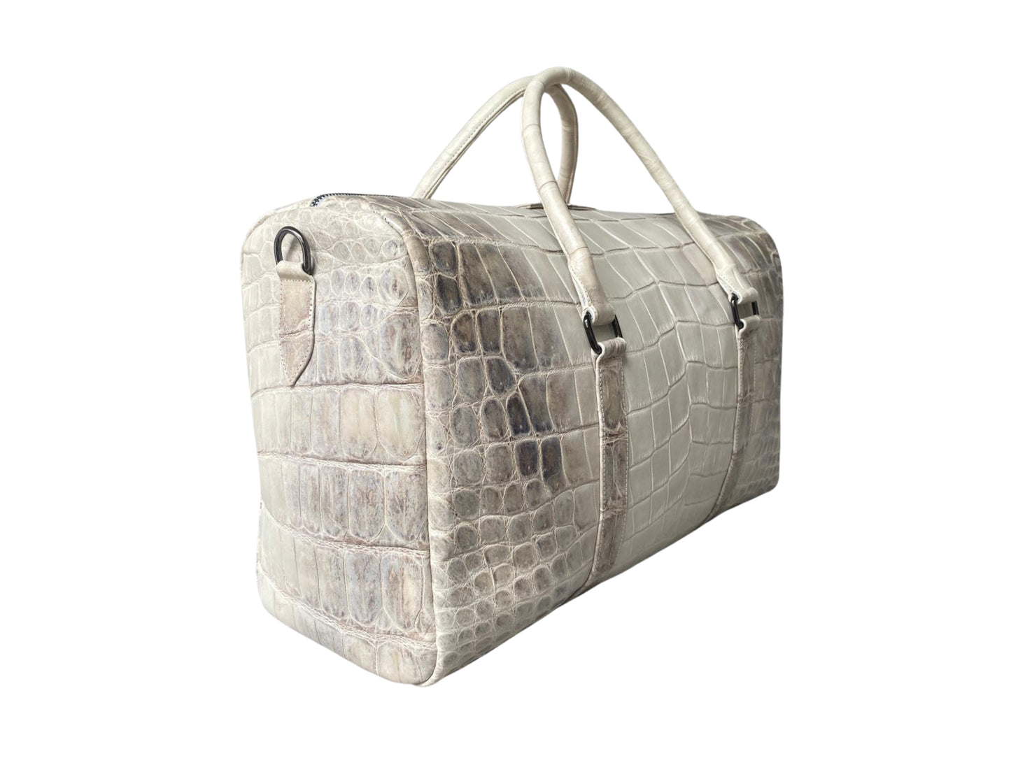 Himalayan Crocodile Leather Weekender Bag