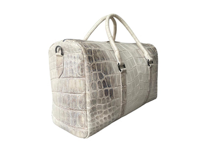 Himalayan Crocodile Leather Weekender Bag