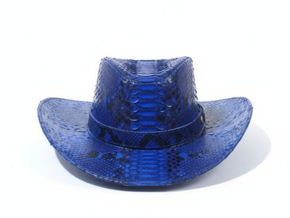 Genuine Python Snakeskin Cowboy Hat