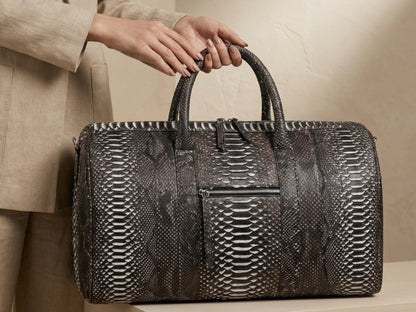 Python Snakeskin Gradation Black Weekender