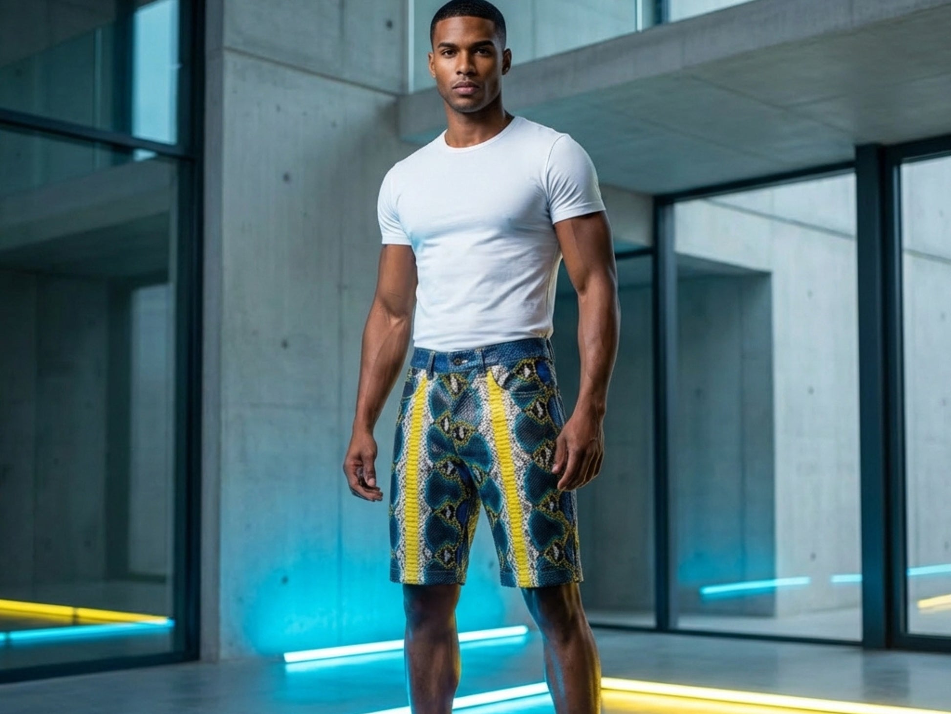 Snakeskin Summer Shorts