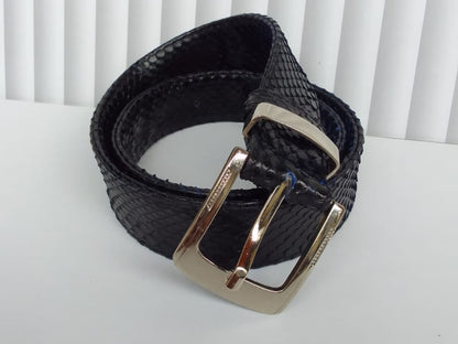 Luxury Genuine Python Snakeskin Belt for Men: Real Exotic Leather Belt