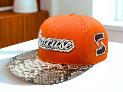 Syracuse Embroidered Snakeskin Hat - 1