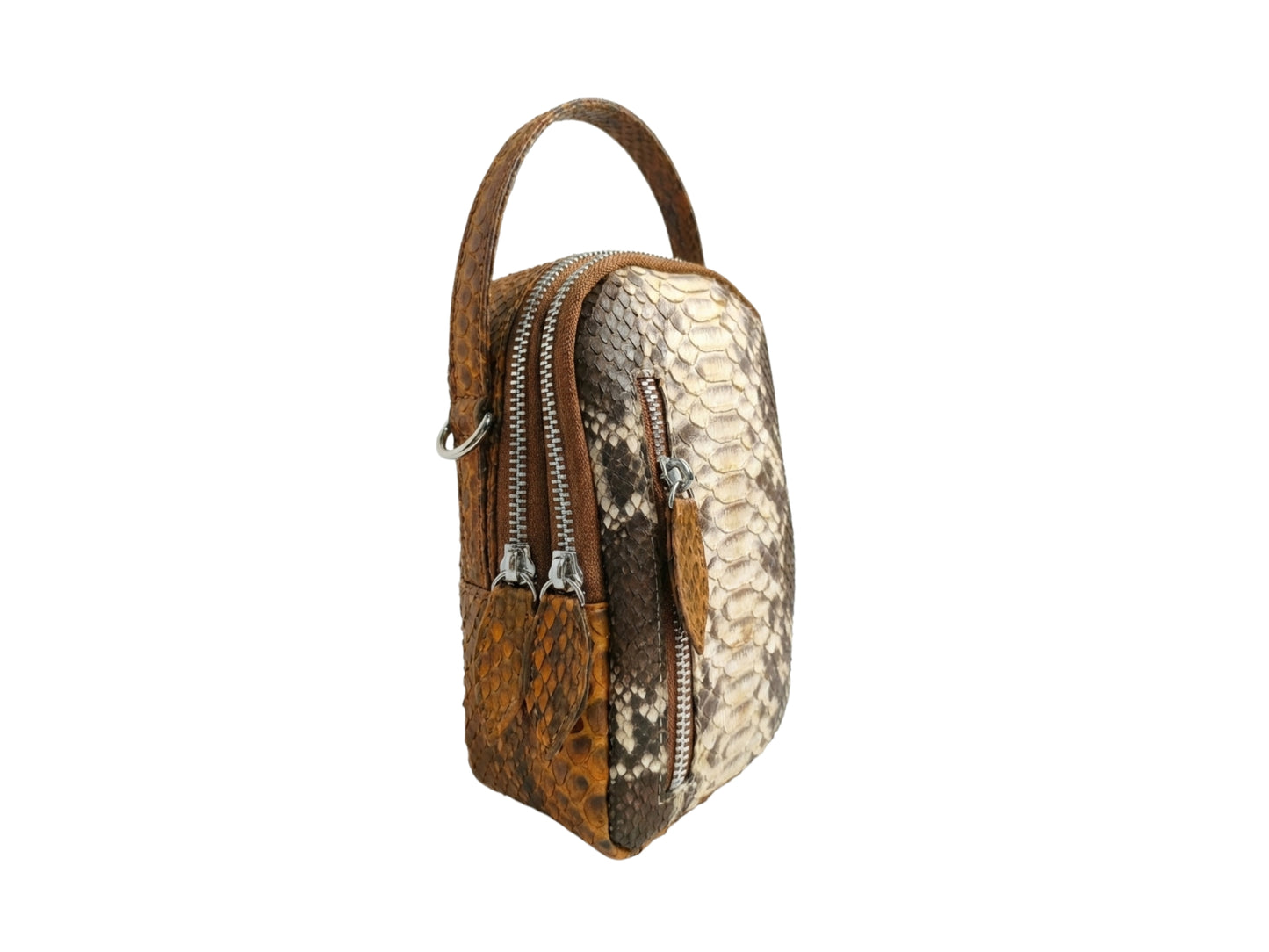 Genuine Python Snakeskin Lunch Bag