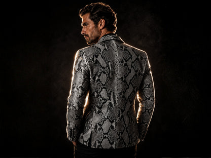 Snakeskin Sport Coat - LFM Fashion International