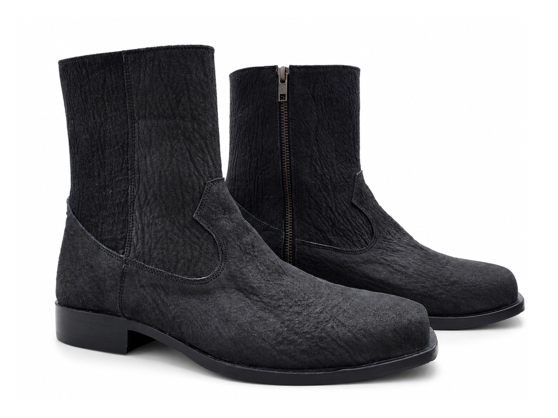 Genuine Shark Skin Leather Boots