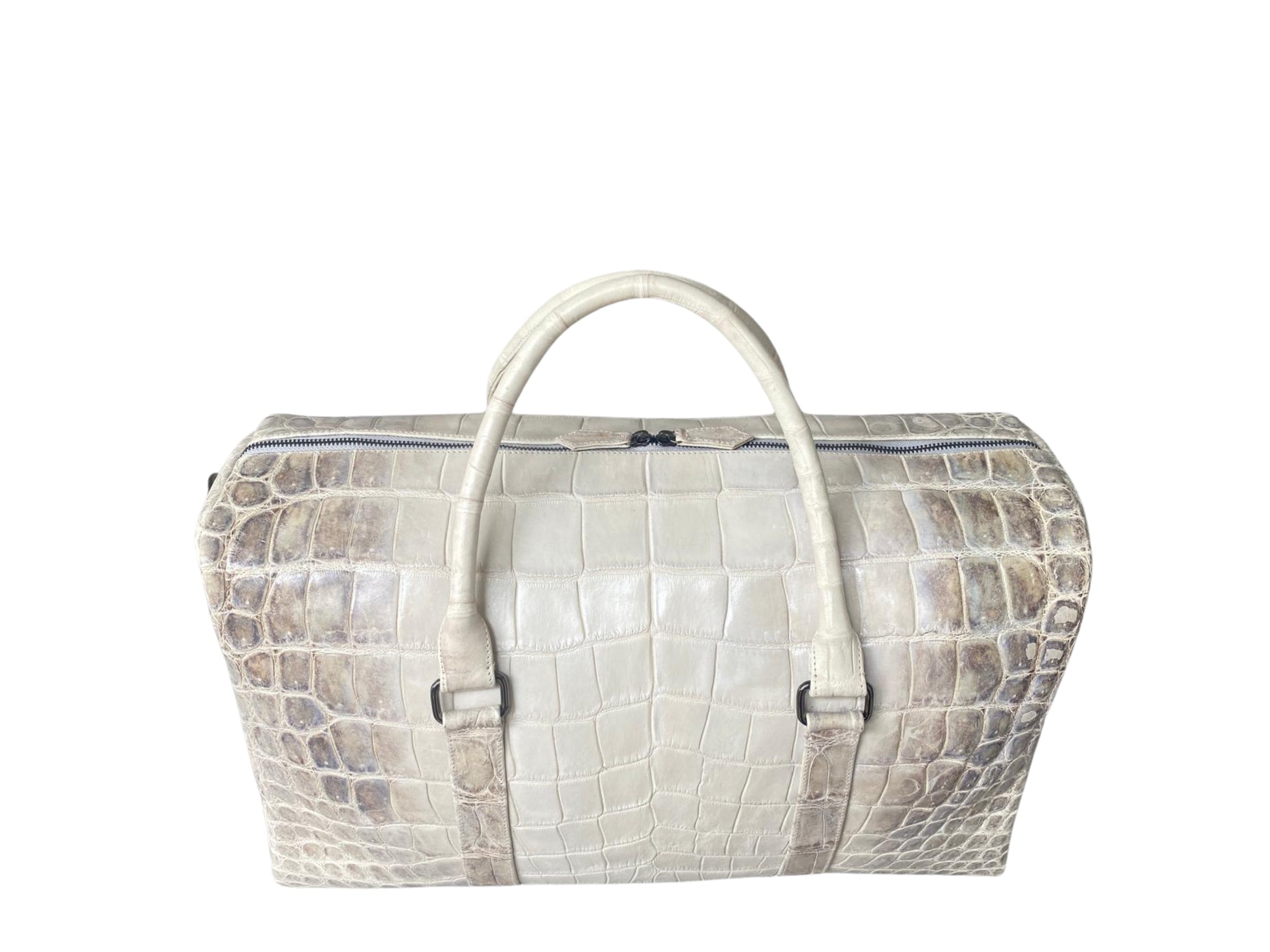 Himalayan Crocodile Leather Weekender Bag